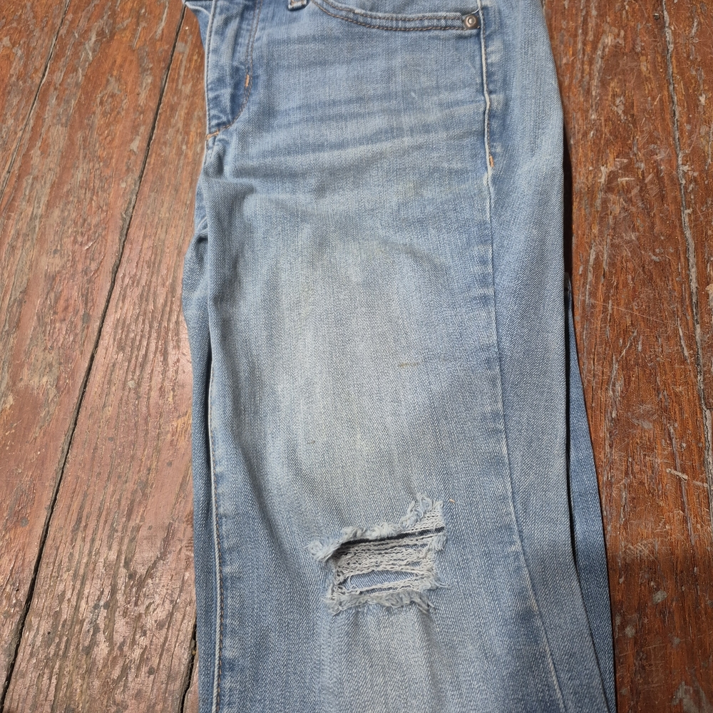 Sonomq Classic Blue Distressed Women Jeans SZ 2P